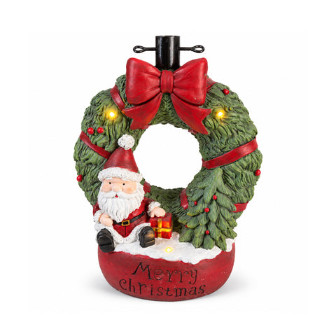 Dekorativer Christbaumständer bis 180 cm – 7 handbemalte Motive aus Eisen und Magnesium, Modelle mit LED-Leuchten, Befestigung Ø 4 cm