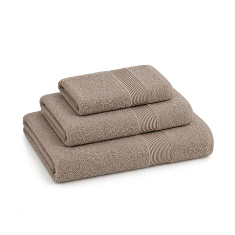 3er-Set Handtücher aus 100 % Baumwolle – 3-teiliges Badetuch-Set mit Badetuch 90x140, Handtuch 60x100 und Gästehandtuch 40x60 cm, weich und saugfähig, 6 Farben