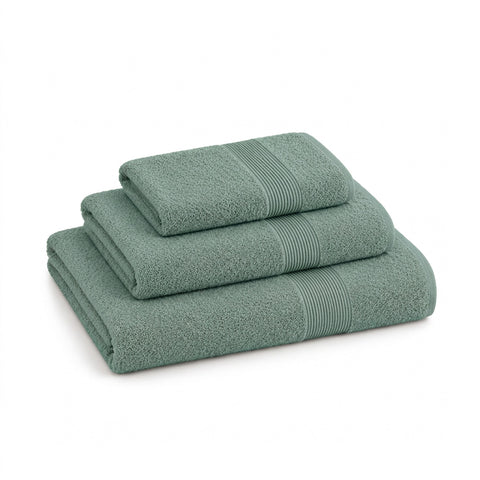 3er-Set Handtücher aus 100 % Baumwolle – 3-teiliges Badetuch-Set mit Badetuch 90x140, Handtuch 60x100 und Gästehandtuch 40x60 cm, weich und saugfähig, 6 Farben