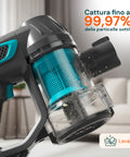 Aspirapolvere Senza Fili 150W con Batteria 22,2V e Autonomia 30 Min