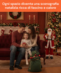 Decoro Natalizio Babbo Natale – Stile Classico Perfetto per Ingresso Soggiorno