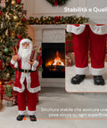 Decoro Natalizio Babbo Natale – Stile Classico Perfetto per Ingresso Soggiorno