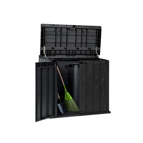 Gartenschuppen für Geräte aus recyceltem, UV-beständigem Kunststoff