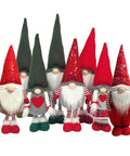 Gnomo Natalizio per Decorazione da 40 cm Rosso o Verde in Vari Outfit