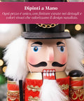 Set 2 Schiaccianoci in Legno – Stile Inglese e Scozzese Dipinti a Mano