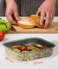 Teglia AirFry Antiaderente Senza PFOA per Friggitrice ad Aria e Forno