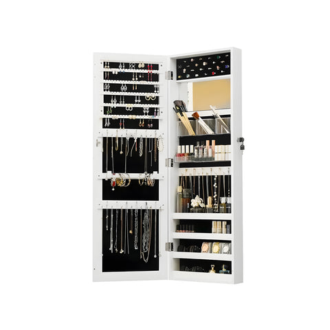 Avilia Armadietto Portagioie con Specchio da Parete o Porta Serratura e Chiave Organizer Design Salvaspazio 110 cm Ean 8056819050660