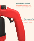Saldatore A Gas Hellfire Con Piezo E 2 Cartucce Da 190g Incluse