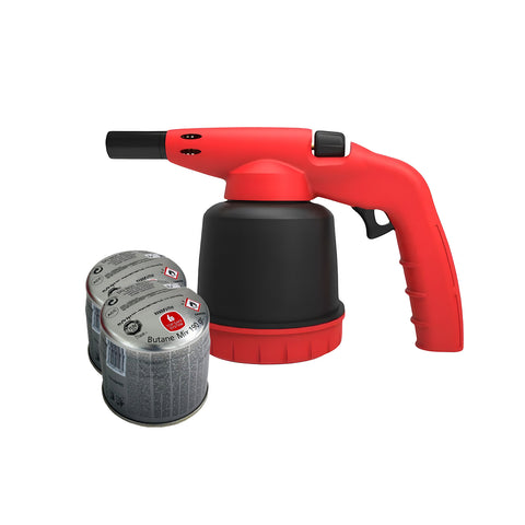 Saldatore A Gas Hellfire Con Piezo E 2 Cartucce Da 190g Incluse