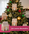Calendari dell’Avvento – Versione Albero con Cassetti o Casette con Sticker