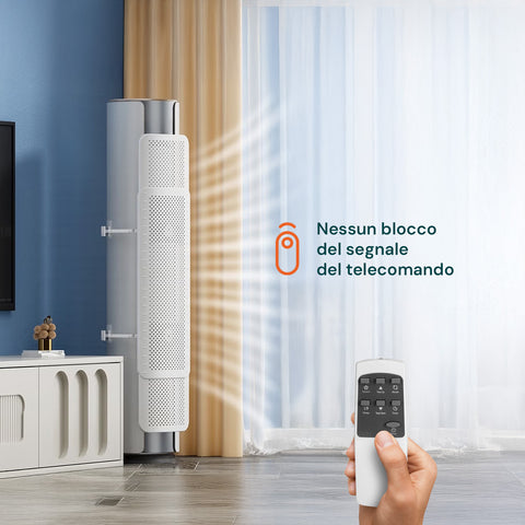 Deflettore Aria per Condizionatore da Parete con Filtro e Montaggio Veloce