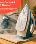 Ferro da Stiro con Caldaia con Piastra Ceramica e Sistema Autopulente 2200W