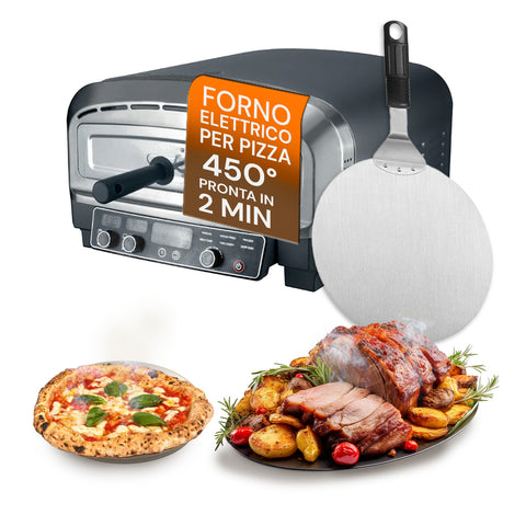 Professioneller elektrischer Pizzaofen mit Schaufel 2200W