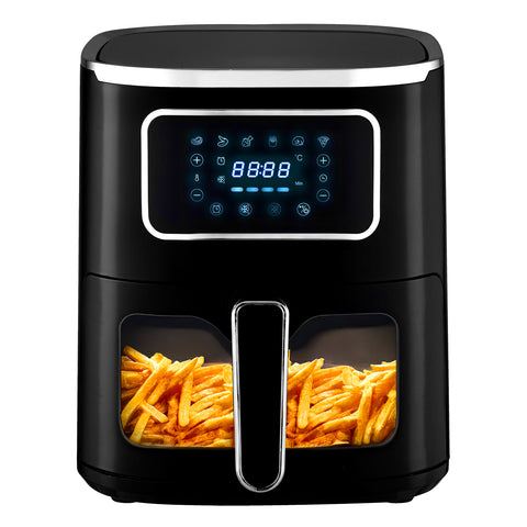 Heißluftfritteuse 7,5L 1600W mit LED-Panel und 6 Automatikprogrammen