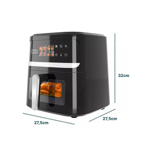 Avilia Friggitrice ad Aria 8L 1350W con Display Digitale, Timer, Cestello Removibile e 8 Programmi Ean-8056897155073
