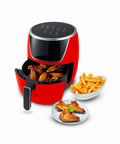 Friggitrice Ad Aria 5l 1500w Temperatura 80-200°C Con Timer E Display Led