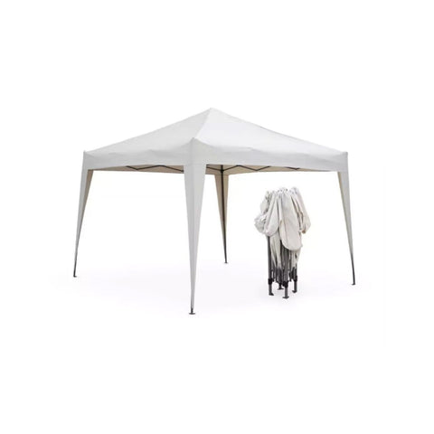 Stahl-Faltpavillon 3x3 Robust für Garten und Terrasse