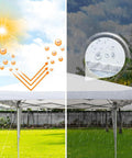 Gazebo da Giardino e Terrazzo Pop-up a Ragno in Acciaio 3x3 Resistente Anti UV Telo Impermeabile Borsa Inclusa Ean-8023755045531