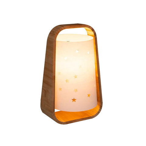 Nachtlampe für Kinder mit gestanzten Sternen, Weiß