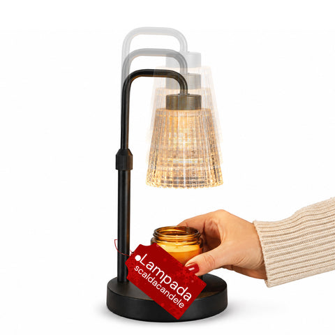 Kerzenwärmelampe mit Timer, dimmbar und höhenverstellbar