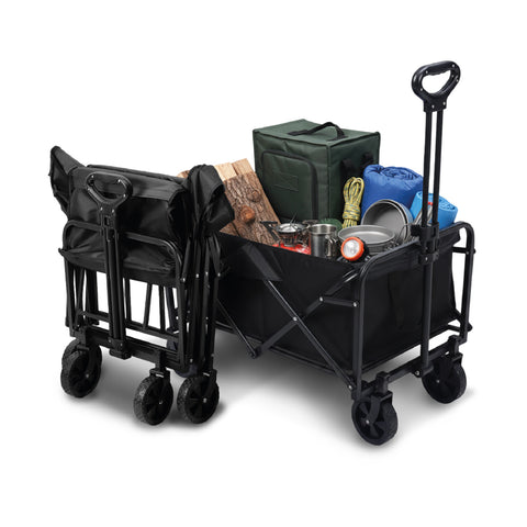 Faltbarer Outdoor-Bollerwagen Größe L 90 kg / Größe XL 120 kg mit Rädern