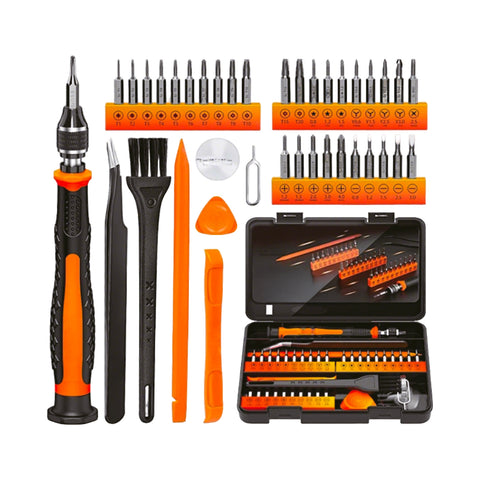 38-in-1 Präzisions-Elektronik-Reparaturwerkzeugset – aus S2-Stahl mit 30 austauschbaren magnetischen Bits