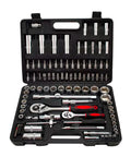 daimann set 94 attrezzi da lavoro in cromo vanadio con valigetta professionale per auto e moto ean 8056590070505