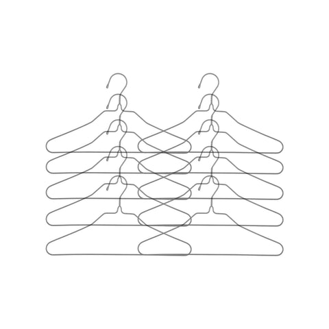 Kleiderbügel aus Metall, 10er-Set