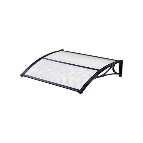 Vordach aus ABS mit opalener Abdeckung 1x1,2m