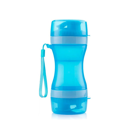 Bottiglia Con Dispenser Di Acqua E Cibo Per Animali Domestici 300-200ml
