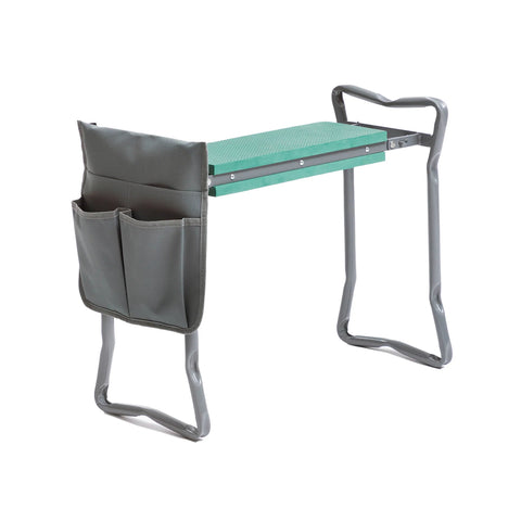 Klappbare Gartenbank mit Werkzeugtasche 60x49x27,5cm