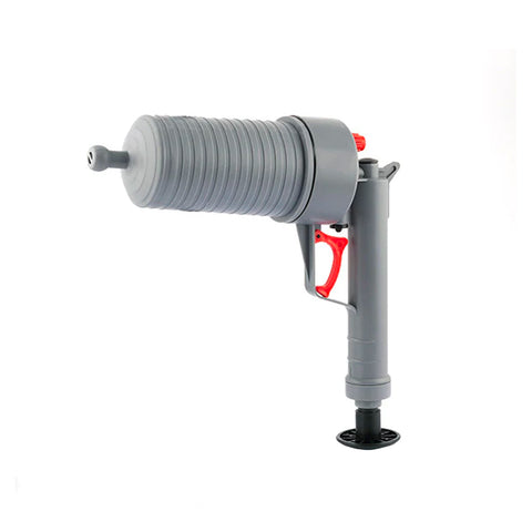 Abflussreiniger-Pistole mit Druckluft, universell einsetzbar, mit 4 Adaptern
