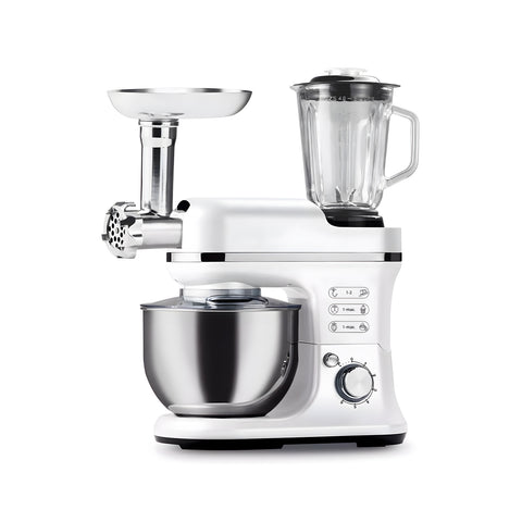 Küchenmaschine Planetenrührelement mit Fleischwolf und Mixer 6,5l 1900w