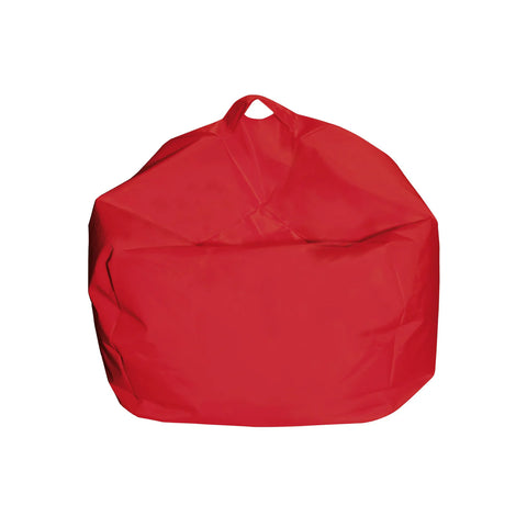 Sitzsack aus Nylon 65x62cm Rot