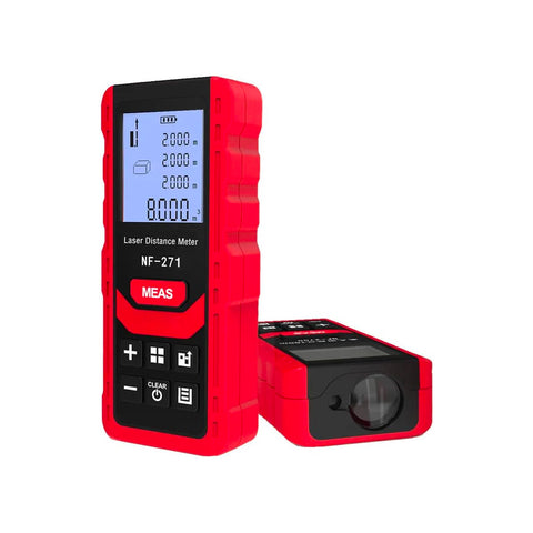 Laser-Entfernungsmesser, 3 Maßeinheiten, mit 4 cm LCD-Display – 50 m