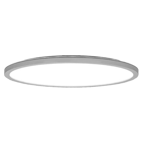 Plafoniera LED tonda 18W 4000K con design minimalista bianco, diametro 230mm, moderna e versatile per illuminazione domestica
