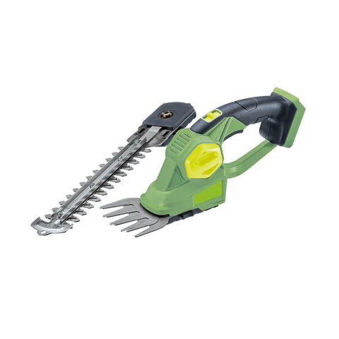 Heckenschere mit 20 cm Aluminiumklinge und Strauchschere 9,2 cm 20 V – 230 Hz