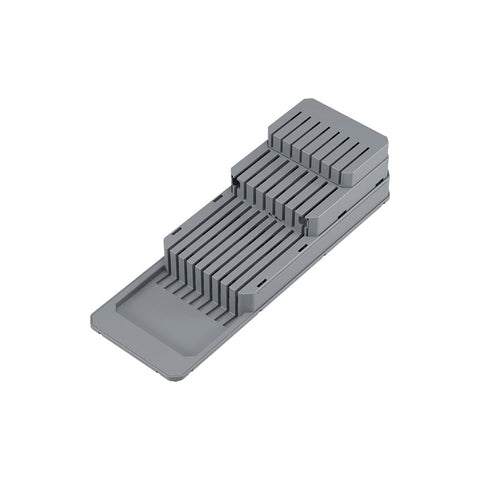 Besteckkasten 3-teilig verstellbar 40/49x6x15cm