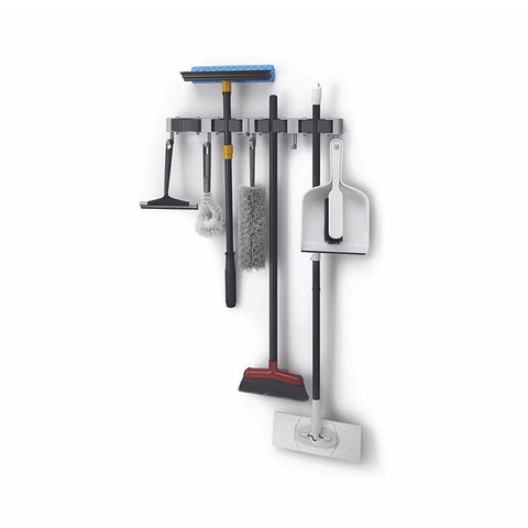 2er-Set Wandhalter für Besen aus Kunststoff 22x6x7cm