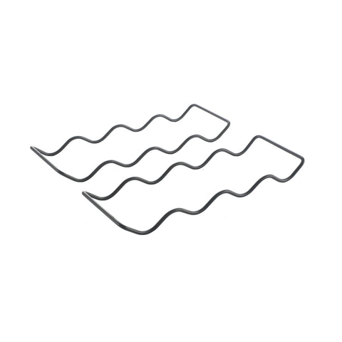 Set 2 stapelbare Weinflaschenhalter 11x32x3cm