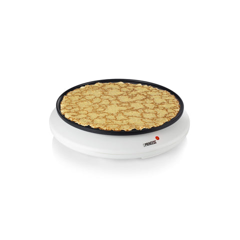 Elektrische Crêpesplatte Antihaftbeschichtet Mit Holzspatel 30cm 1100w