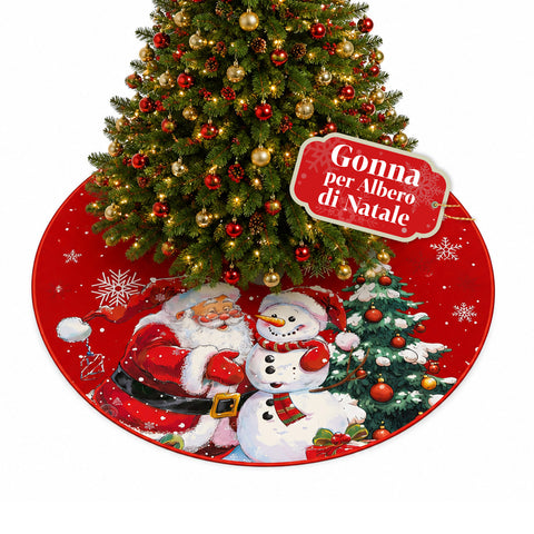 Plüsch-Weihnachtsbaumrock für 120 cm, 4 Designs