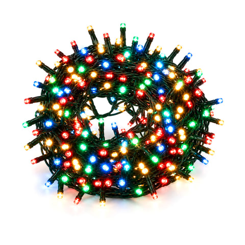 RGB-Weihnachtslichter mit 240 LEDs, 19 m lange Lichterkette mit App und Fernbedienung