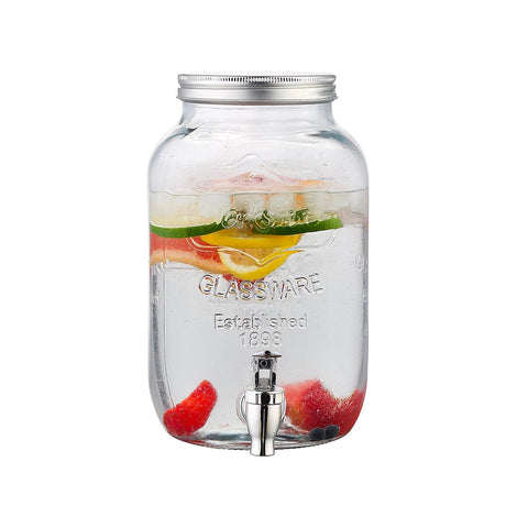 Getränkespender aus Glas 4l