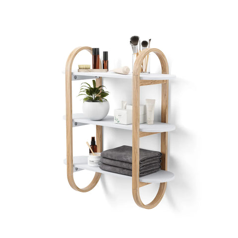 immagine-1-umbra-mensola-da-parete-3-ripiani-in-legno-bianco-ean-028295357784