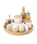 immagine-1-umbra-organizer-portaoggetti-rotondo-girevole-5-scomparti-30cm-ean-028295398602