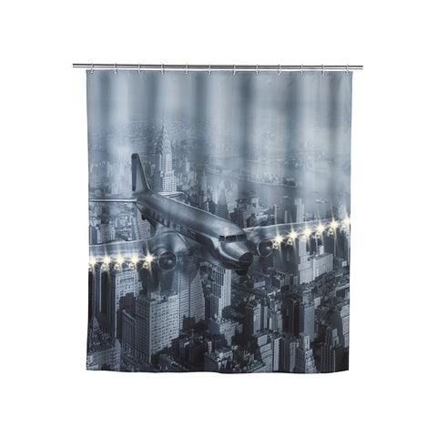 LED-Duschvorhang aus Polyester