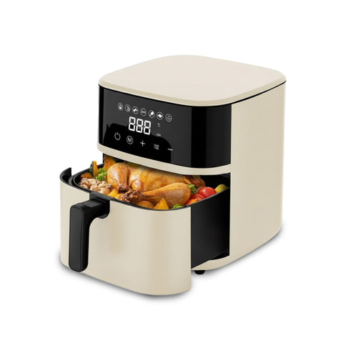 Heißluftfritteuse 4,5L mit LED-Touch-Display und 7 Kochprogrammen 1400W