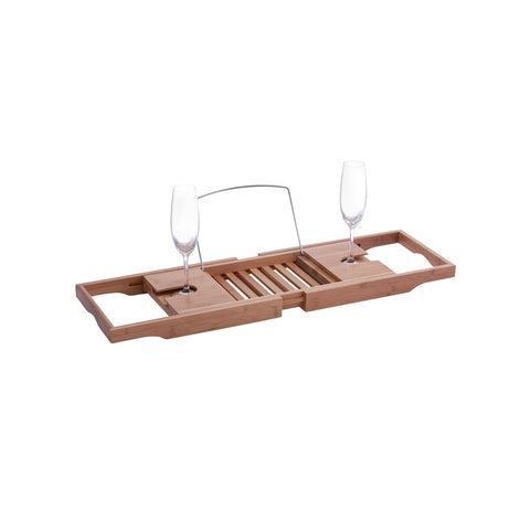 Badewannenablage mit Gläserhalter