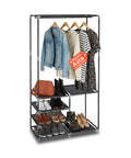 avilia home appendiabiti con 6 ripiani e asta porta grucce struttura solida ean 8056819052916
